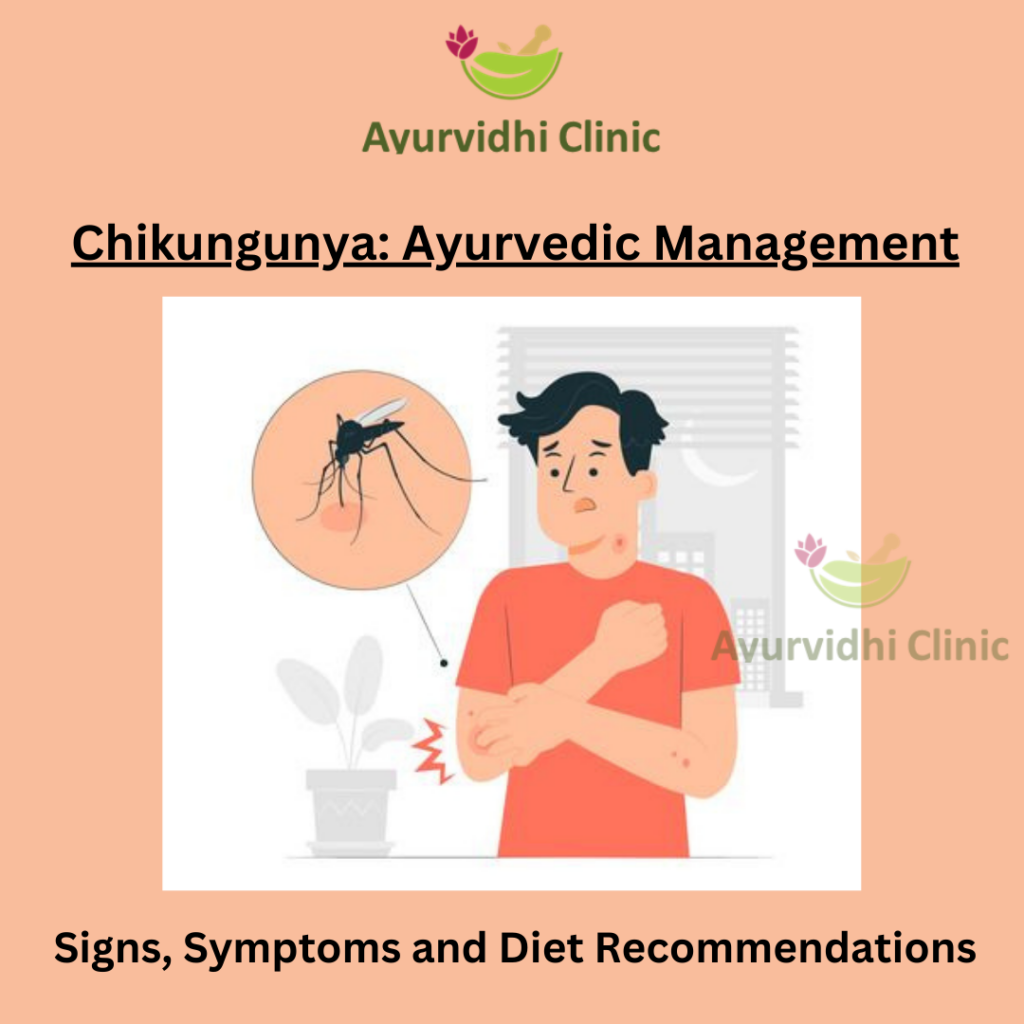 Chikungunya: Ayurvedic Management, Signs, Symptoms, and Diet Recommendations