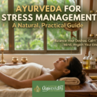 Ayurvedic stress management therapy with Shirodhara, showing a woman relaxing during an Ayurvedic treatment in a peaceful clinic setting.